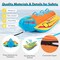 Costway 3-Person Inflatable Banana Boat with Boating & Water Sports 3 EVA-padded Seats